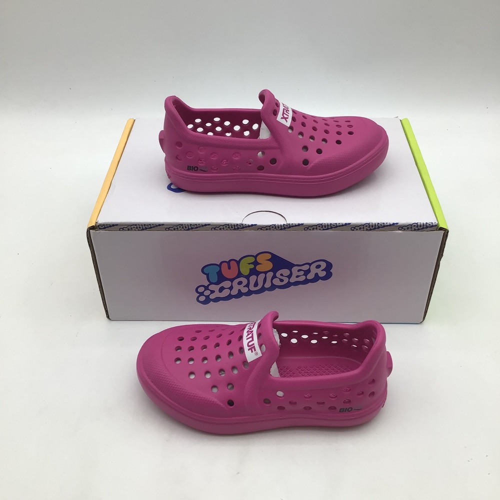 XTRATUF‎ TUFS Cruiser Bio Lite Kids Pink Slip On Water Shoes XKTFC400 Size 7 NEW